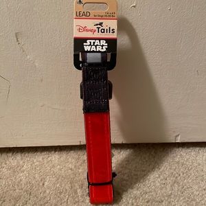 Disney Tails Star Wars dog leash/lead new.  Dark side red